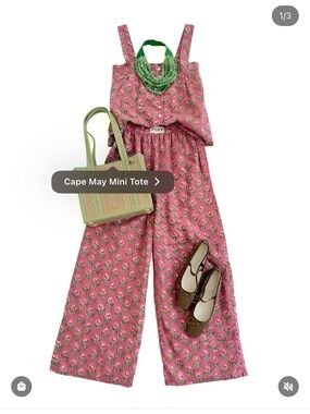 Fox Pink Floral Wide-Leg Pant Set